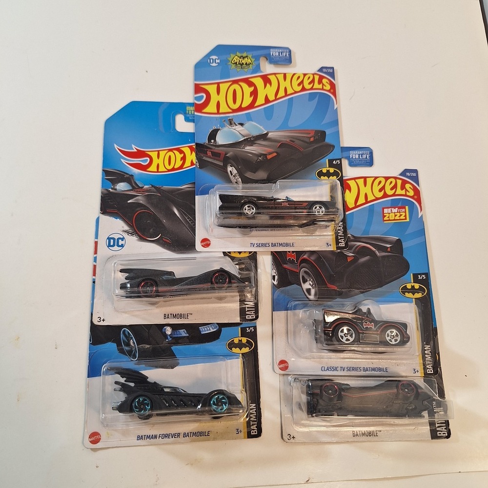 Hot‎ Wheels Batman 5 Cars Not Perfect